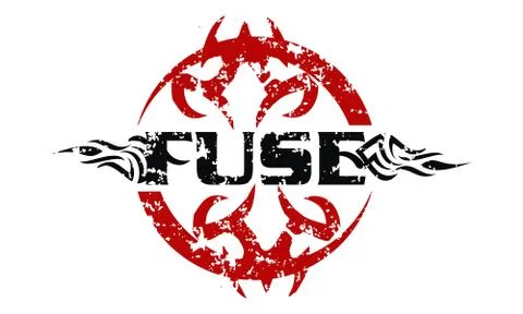 Fuse Letter Logo Design Template Vector Stock-Illustration