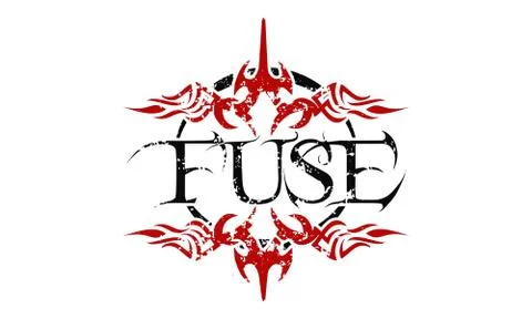 Fuse Letter Logo Design Template Vector Stock Illustration
