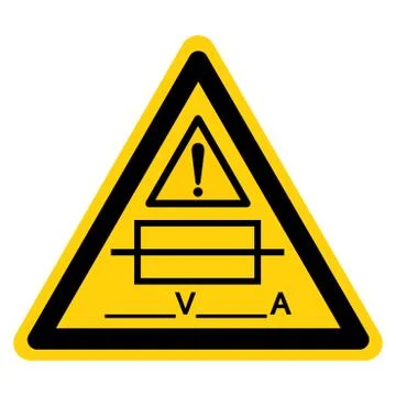 Fuse (Writable) Symbol Sign Isolate On White Background,Vector Illustration Stock Illustration