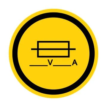 Fuse (Writable) Symbol Sign Isolate On White Background,Vector Illustration E Stock Illustration