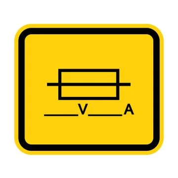 Fuse (Writable) Symbol Sign Isolate On White Background,Vector Illustration E Stock Illustration