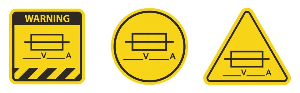 Fuse (Writable) Symbol Sign Isolate On White Background,Vector Illustration E Stock Illustration