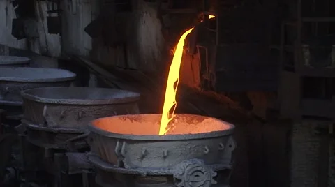 Fused metal Stock Footage 44086597