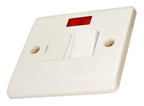 Fused Wall Switch Fitting Stock Photos