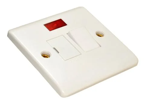 Fused Wall Switch Fitting Stock Photos
