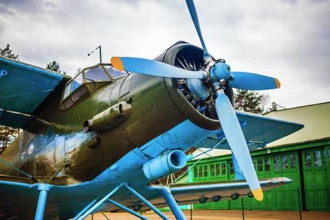 Fuselage of the airplane Stock Photos