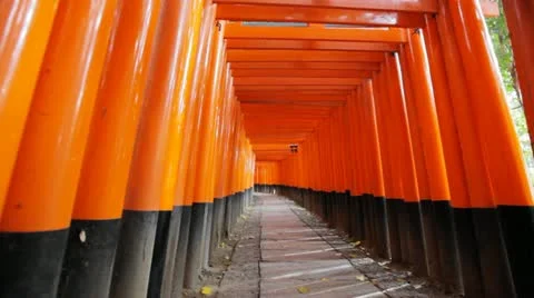 Fushimi-inari shrine Stock Footage 10811797