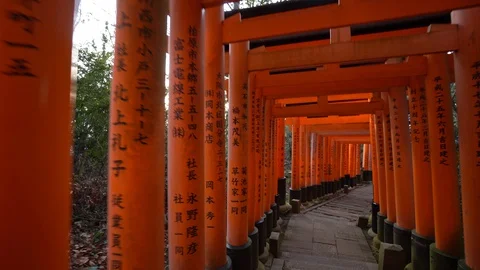 Fushimi Inari Shrine Stockbeeldmateriaal 129844518
