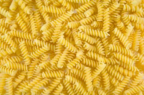 Fusilli Pasta Close-up Fotos de archivo