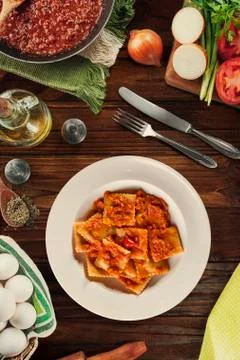 Fusilli pasta Foto stock