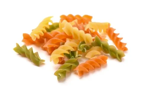 Fusilli pasta Stock-Fotos