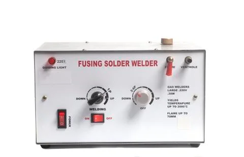 Fusing solder welder machine isolated on white background 写真素材