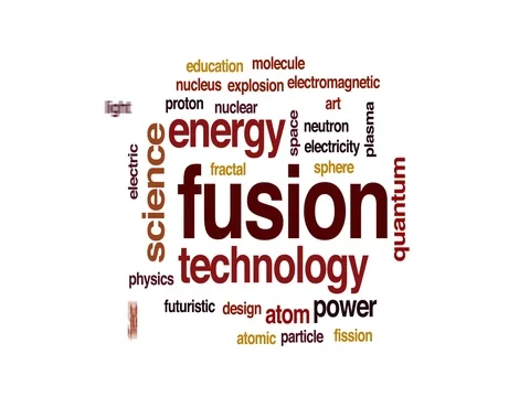 Fusion animated word cloud, text design animation. Stock Footage 80471487