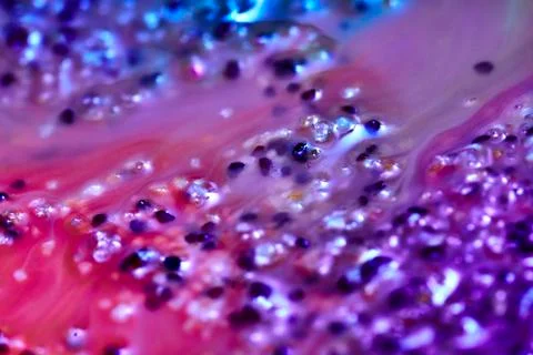 Fusion of colours in fluid 写真素材