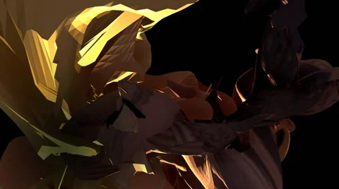 Fusion of organic forms Stock Footage 58229225