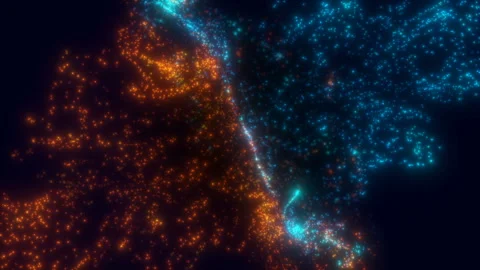 Fusion Particles Bokeh Stock Footage 202141655