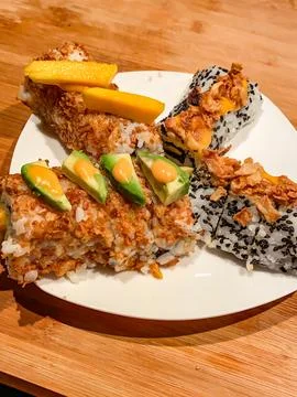 Fusion Sushi Platter Stock Photos