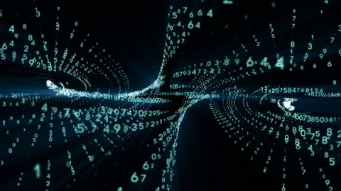Fusion of two digital universes. Stock Footage 79674781