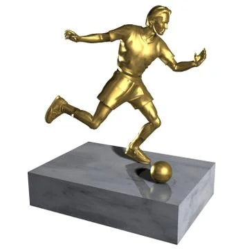 Fussballerfigur 스톡 사진