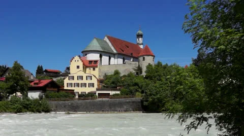 Fussen, bavaria, germany Video stock 24942699
