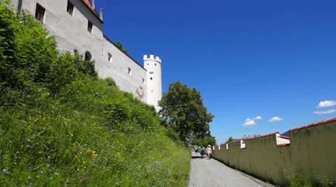 Fussen, bavaria, germany Stock Footage 24943538