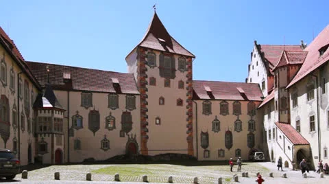 Fussen, bavaria, germany Stock Footage 24943704
