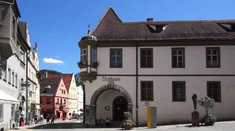 Fussen, bavaria, germany Stock Footage 24944810
