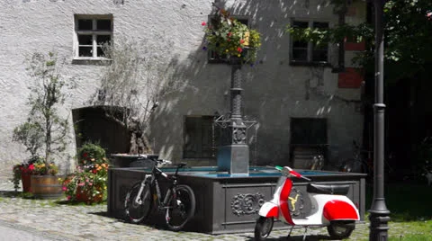 Fussen, bavaria, germany Stock Footage 24945181