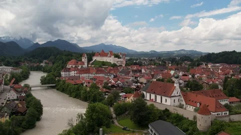 Füssen, Bavaria, Germany 스톡 동영상 278057159