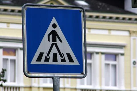 Fußgängerüberweg Foto stock