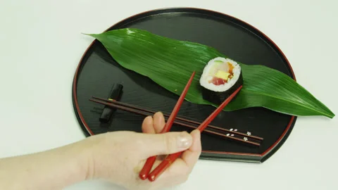 Futomaki Sushi Video stock 151274748