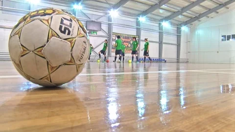 Futsal ball select Stock Footage 80964533