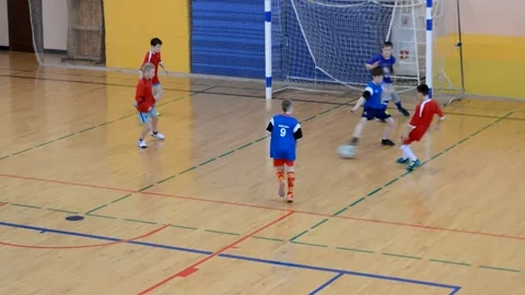 Futsal competitions Stock Footage 130361217