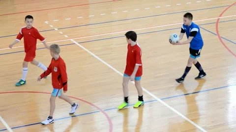 Futsal competitions 스톡 동영상 130361375