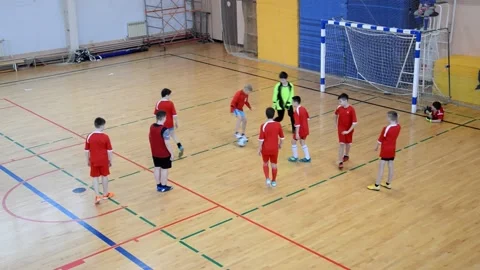 Futsal competitions Stock Footage 130417814