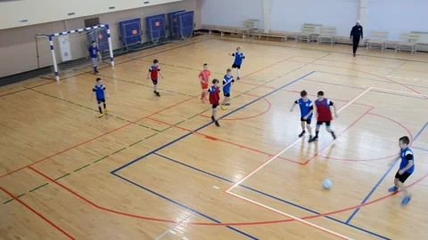 Futsal competitions Stock Footage 130418097