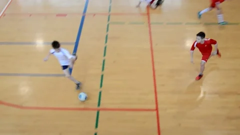 Futsal competitions Stock Footage 130419561