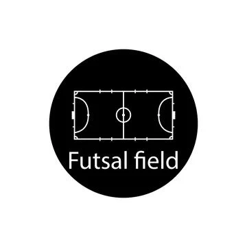 Futsal field icon vector Stock Illustration