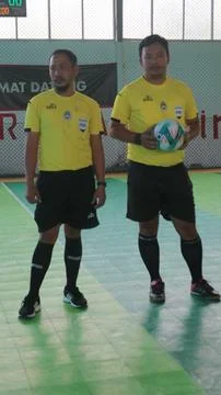 Futsal referee Stock Photos