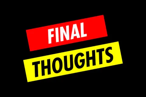 Futura final thoughts Stock Illustration