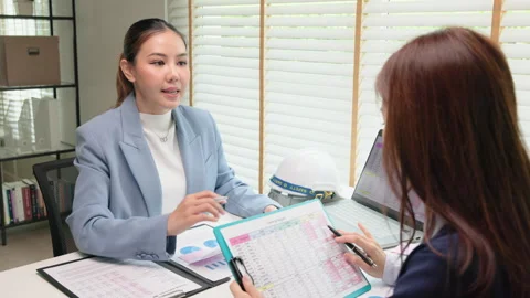 Future of Accounting technology, automation AI data computing analytics by BI 스톡 동영상 309378787
