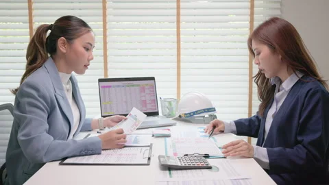 Future of Accounting technology, automation AI data computing analytics by BI Stock Footage 309379603