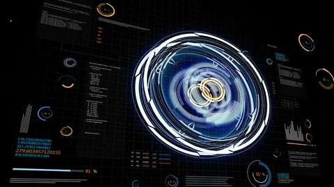 Future and network 4K animation Видео 99054884