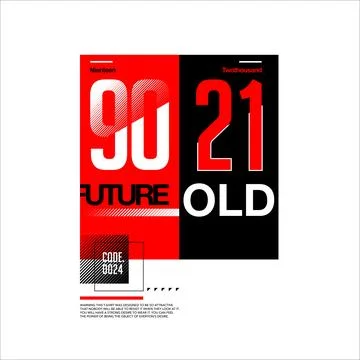 Future and old simple vintage fashion Stock Illustration