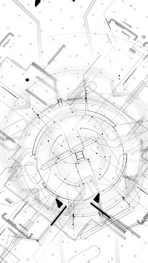 Future and tech horizontal opening. Vidéo 333325813