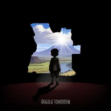 Future of Angola Stock Illustration