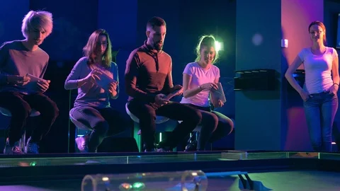 Future Arcade games competition Stock Footage 114714759