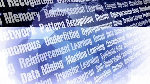 Future of artificial intelligence ai innovation background machine learning Vídeos de archivo 268307181