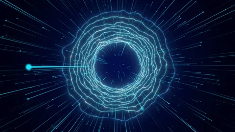 Future Artificial intelligence digital processing, Science technology big Stock Footage 338420927