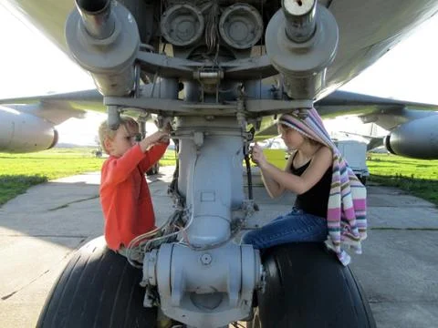 Future aviators Stock Photos